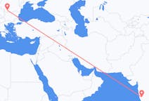 Flights from Kolhapur, India to Craiova, Romania
