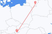 Vluchten van Heviz, Hongarije naar Vilnius, Litouwen