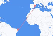 Flights from Recife, Brazil to Ibiza, Spain