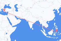 Flyreiser fra Manado, Indonesia til Dalaman, Tyrkia