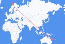 Flights from Brisbane, Australia to Kiruna, Sweden