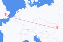 Flyreiser fra Satu Mare, Romania til London, England
