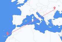 Flights from Chișinău to Lanzarote