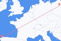 Flyg från A Coruña till Bydgoszcz
