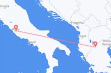 Vols de l'unité régionale de Kastoria, Grèce pour Rome, Italie
