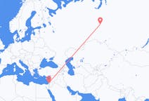 Flights from Tel Aviv, Israel to Surgut, Russia