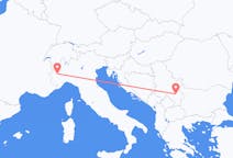 Flyreiser fra Niš, Serbia til Torino, Italia