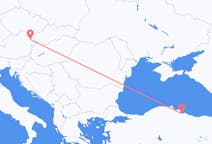 Flyreiser fra Samsung, Tyrkia til Wien, Østerrike