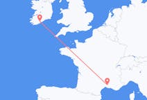 Flyreiser fra Nîmes, Frankrike til Kork, Irland