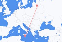 Flyg från Vilnius, Litauen till Malta (kommun), Malta