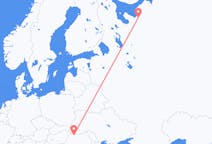 Fly fra Arkhangelsk til Baia Mare
