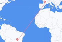 Flyrejser fra Uberlandia, Brasilien til Toulouse, Frankrig