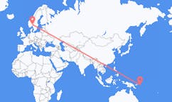Flights from Kieta, Papua New Guinea to Oslo, Norway