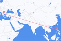 Flyrejser fra Manila, Filippinerne til Thessaloniki, Grækenland