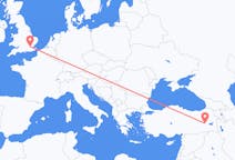 Flights from Muş, Turkey to London, England