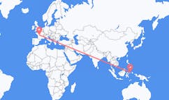 Flyreiser fra Manado, Indonesia til Poitiers, Frankrike