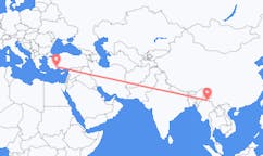 Flights from Bhamo, Myanmar (Burma) to Antalya, Turkey