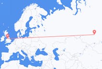 Flights from Krasnoyarsk, Russia to Manchester, the United Kingdom