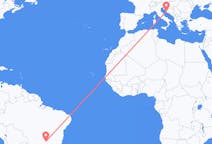 Flights from Uberlândia to Zadar