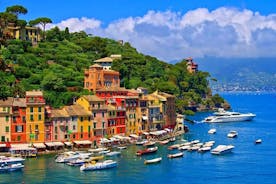 Heldags privat rundtur i Portofino och Genua