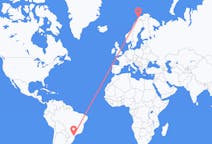 Flyreiser fra Curitiba, Brasil til Tromsø, Norge