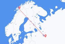 Fly fra Jaroslavl til Narvik