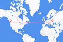 Flyreiser fra Seattle, til Suceava