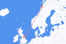 Flights from Mo i Rana, Norway to Doncaster, the United Kingdom