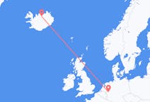 Vluchten van Duesseldorf, Duitsland naar Akureyri, IJsland