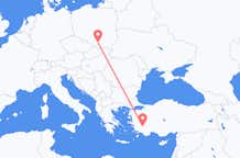 Flights from Denizli to Krakow