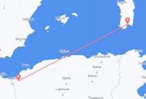 Flyreiser fra Tlemcen, Algerie til Cagliari, Italia