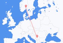 Flights from Kraljevo, Serbia to Oslo, Norway