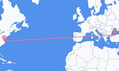 Flyrejser fra Norfolk, USA til Zonguldak, Tyrkiet