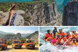 Jeep-Safari und Wildwasser-Rafting: Tagestour von Kemer