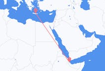 Flyg från Balbala, Djibouti till Heraklion, Grekland