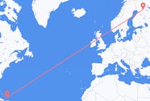 Flyrejser fra Providenciales, Turks- og Caicosøerne til Kuusamo, Finland