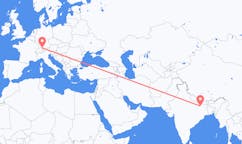 Flyg från Patna, Indien till Friedrichshafen, Tyskland