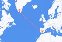 Flyrejser fra Malaga, Spanien til Qaqortoq, Grønland
