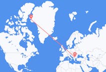 Flights from Qaanaaq, Greenland to Sofia, Bulgaria