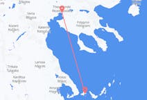 ギリシャのテッサロニキから、ギリシャのスキアトス島までのフライト