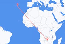 Loty z Livingstone, Zambia do Ponty Delgady, Portugalia