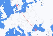 Flyrejser fra Zonguldak til Göteborg