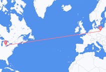 Flights from Detroit, the United States to Poznań, Poland