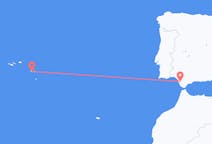 Vols depuis la ville de Ponta Delgada vers la ville de Jerez de la Frontera