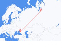 Flights from Krasnodar, Russia to Novy Urengoy, Russia