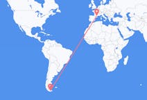 Flyrejser fra Ushuaia, Argentina til Carcassonne, Frankrig