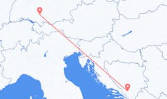 Vluchten van Memmingen naar Mostar
