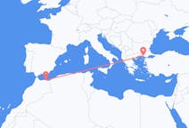 Flyreiser fra Nador, Marokko til Alexandroupolis, Hellas