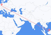 Flyrejser fra Bintulu, Malaysia til Frankfurt, Tyskland