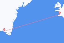 出发地 冰岛从雷克雅未克目的地 格陵兰卡科尔托克的航班